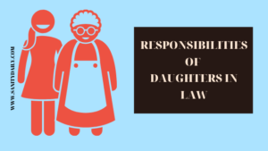 Responsibilities of daughters in law