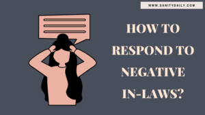 How to respond to negative in-laws