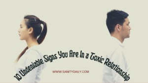 signs you are in a toxic relationship