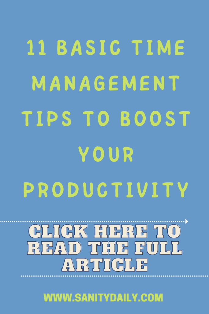 Time management and productivity