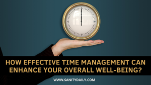 Time management and productivity