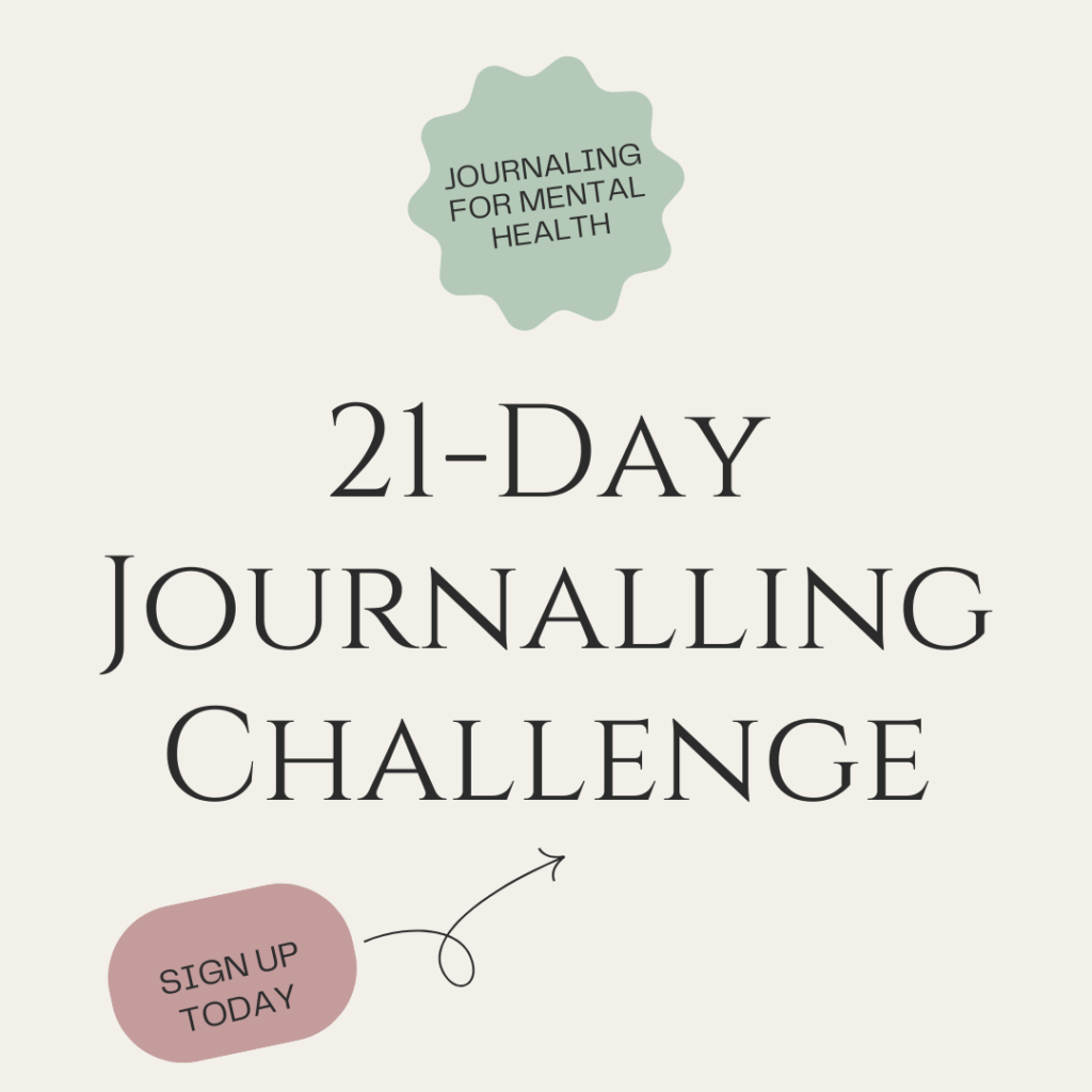 21 day journalling challenge