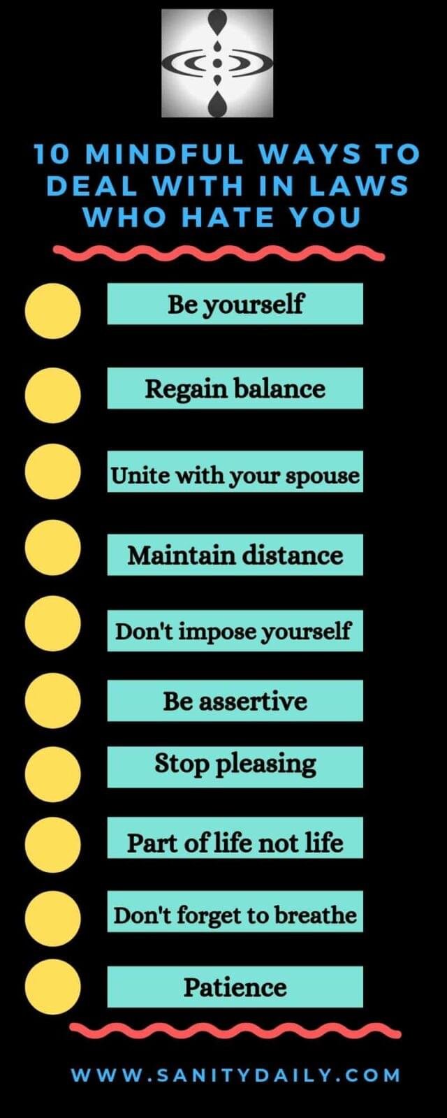 How to deal with in laws who hate you How to deal with in laws who hate you