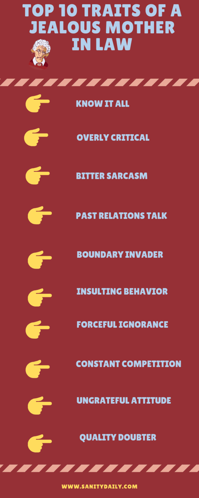 traits of a jealous mother in law