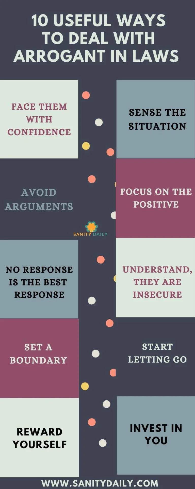 How to deal with arrogant in laws