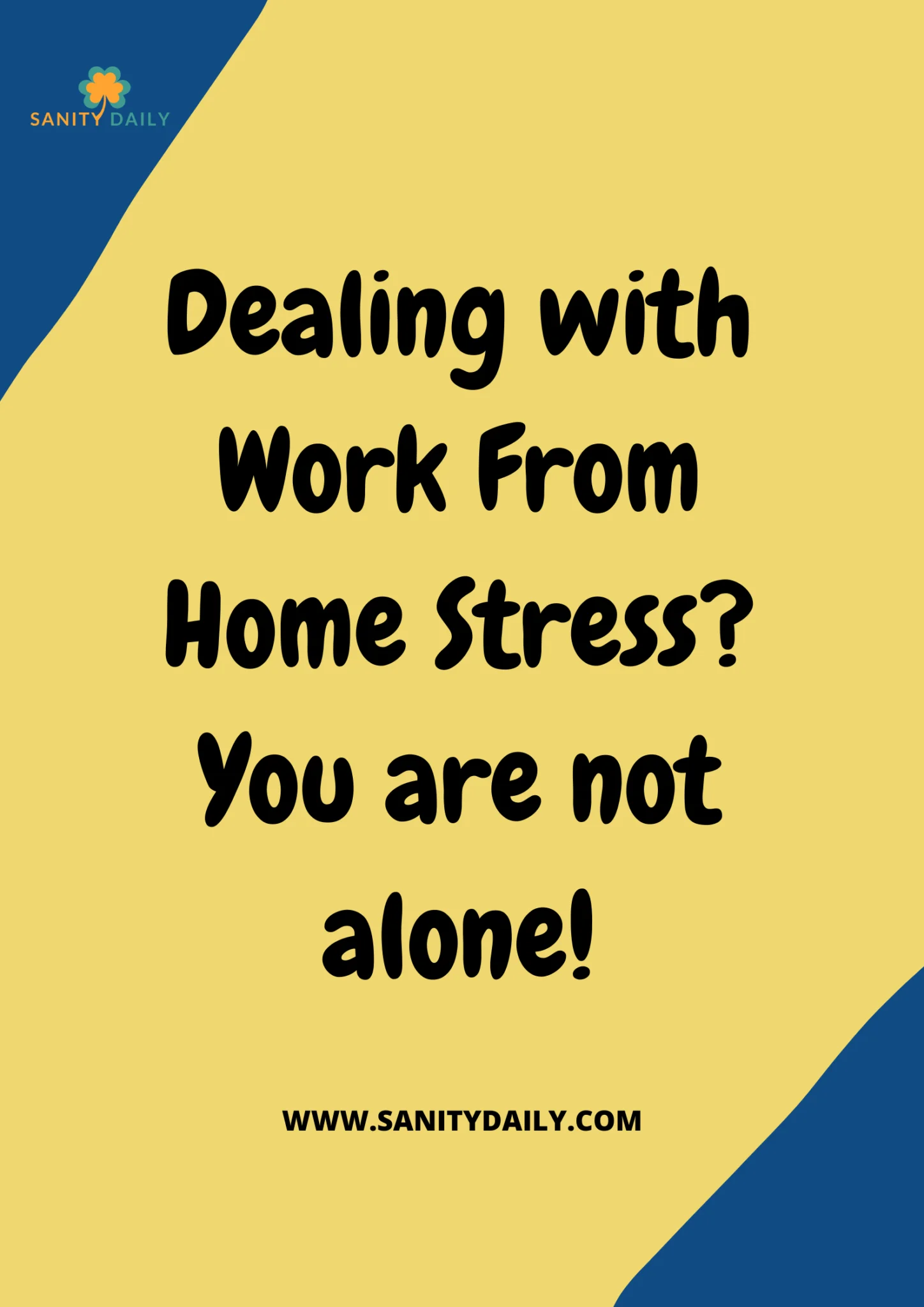 work from home stress during the lockdown