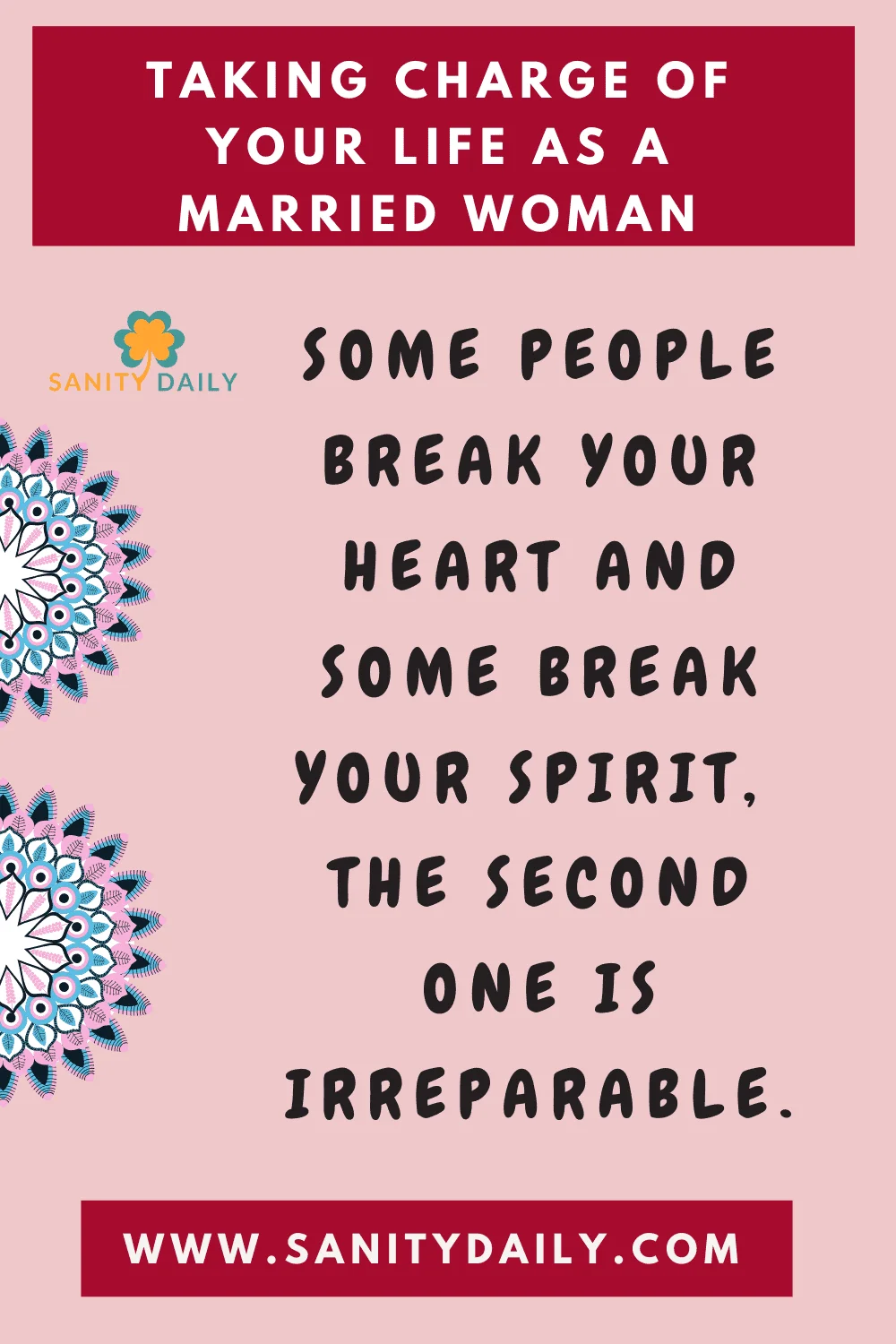 Taking charge of your life as a married woman