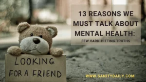 reasons we must talk about mental health