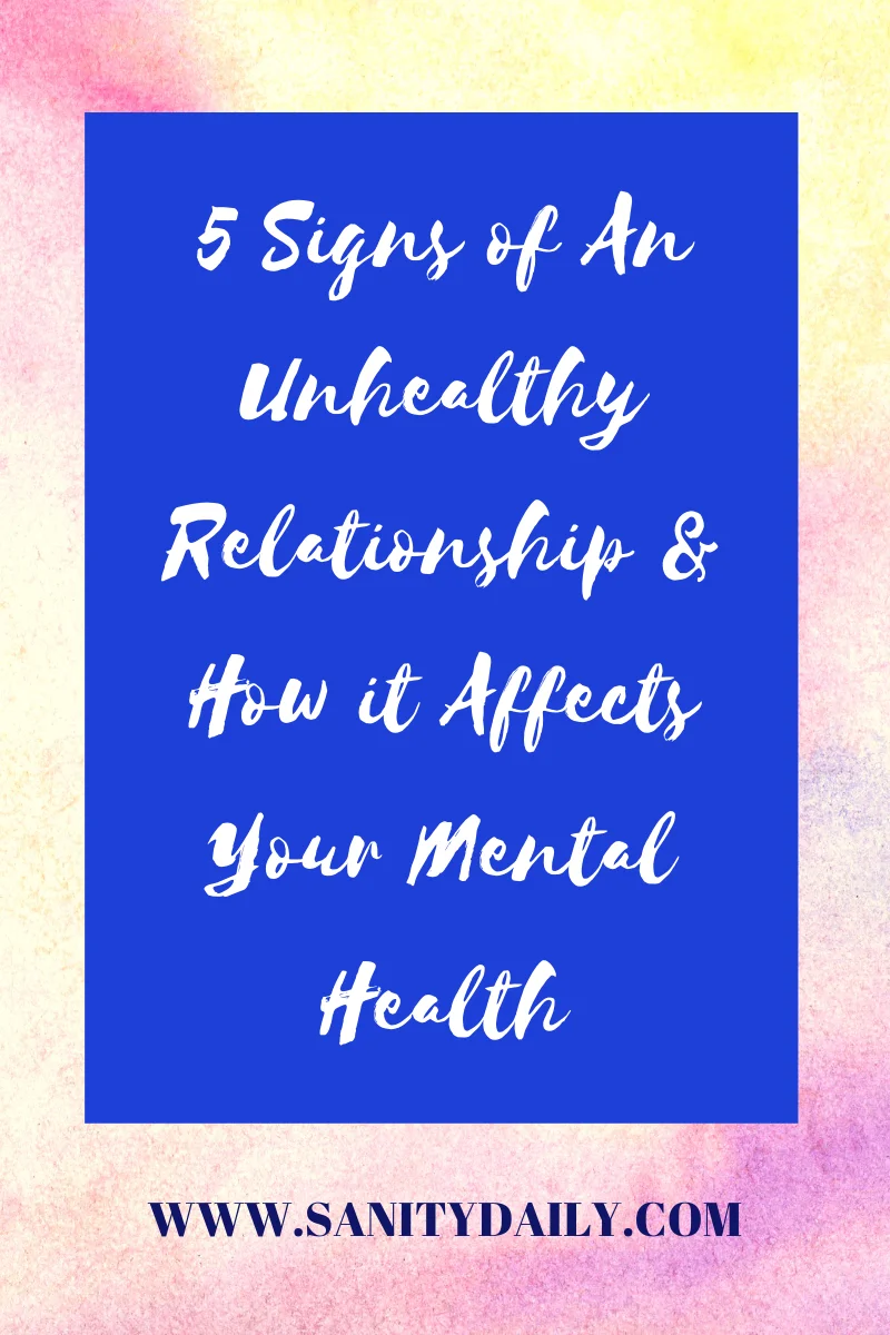 signs of an unhealthy relationship